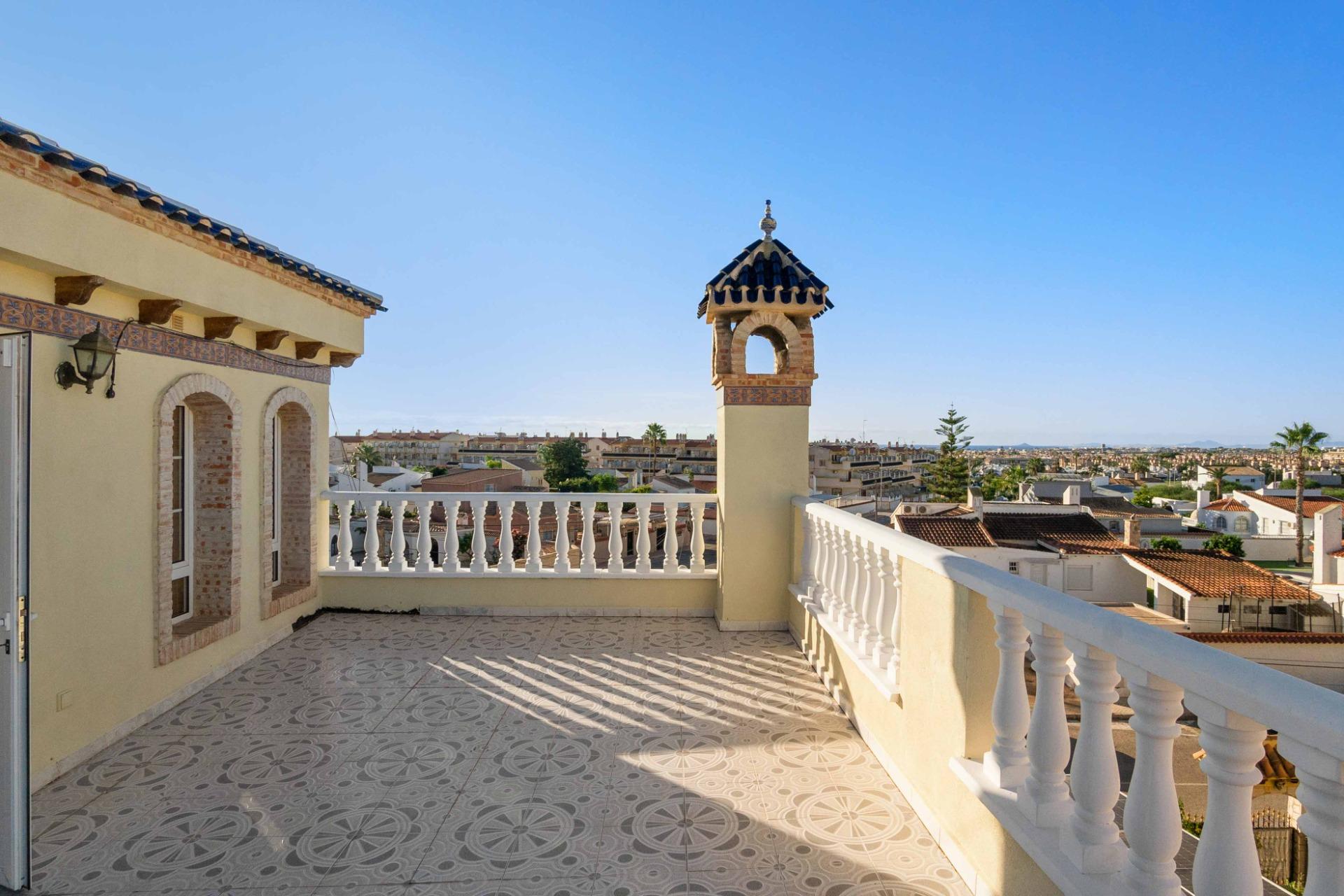 Pool area in terraced for sale in Orihuela Costa