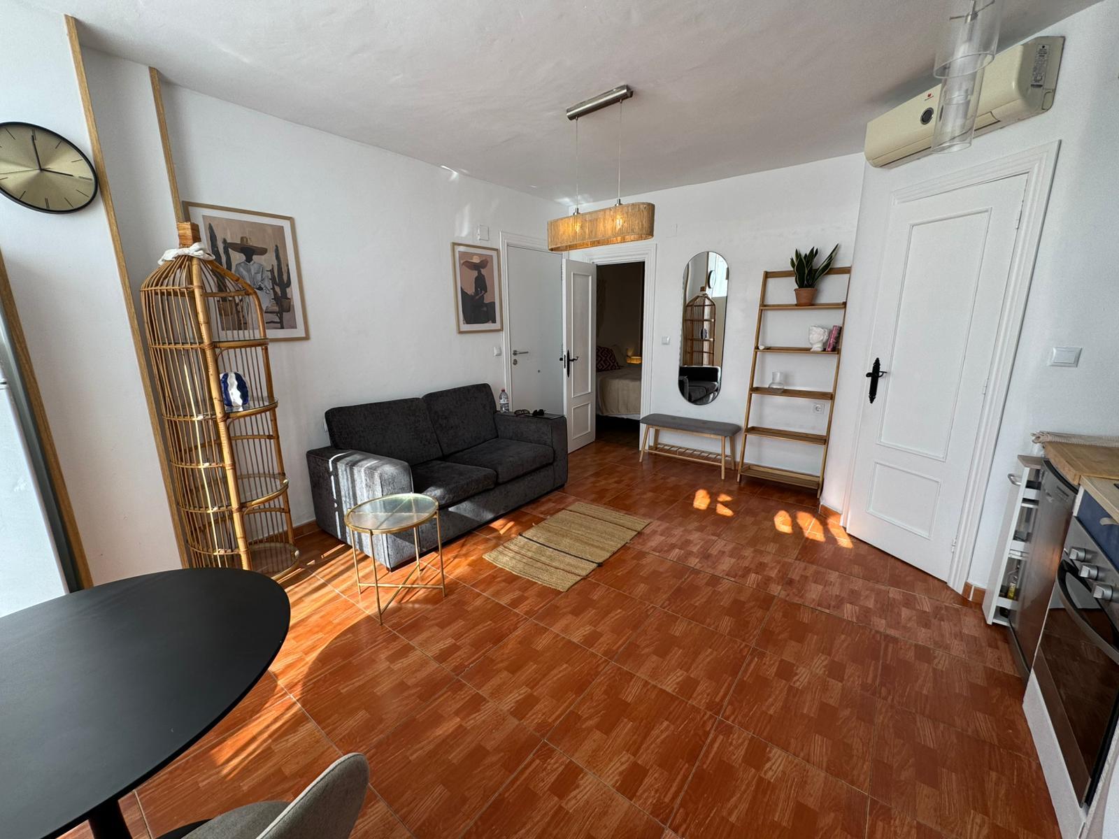 Pool area in bungalow for sale in Torrevieja