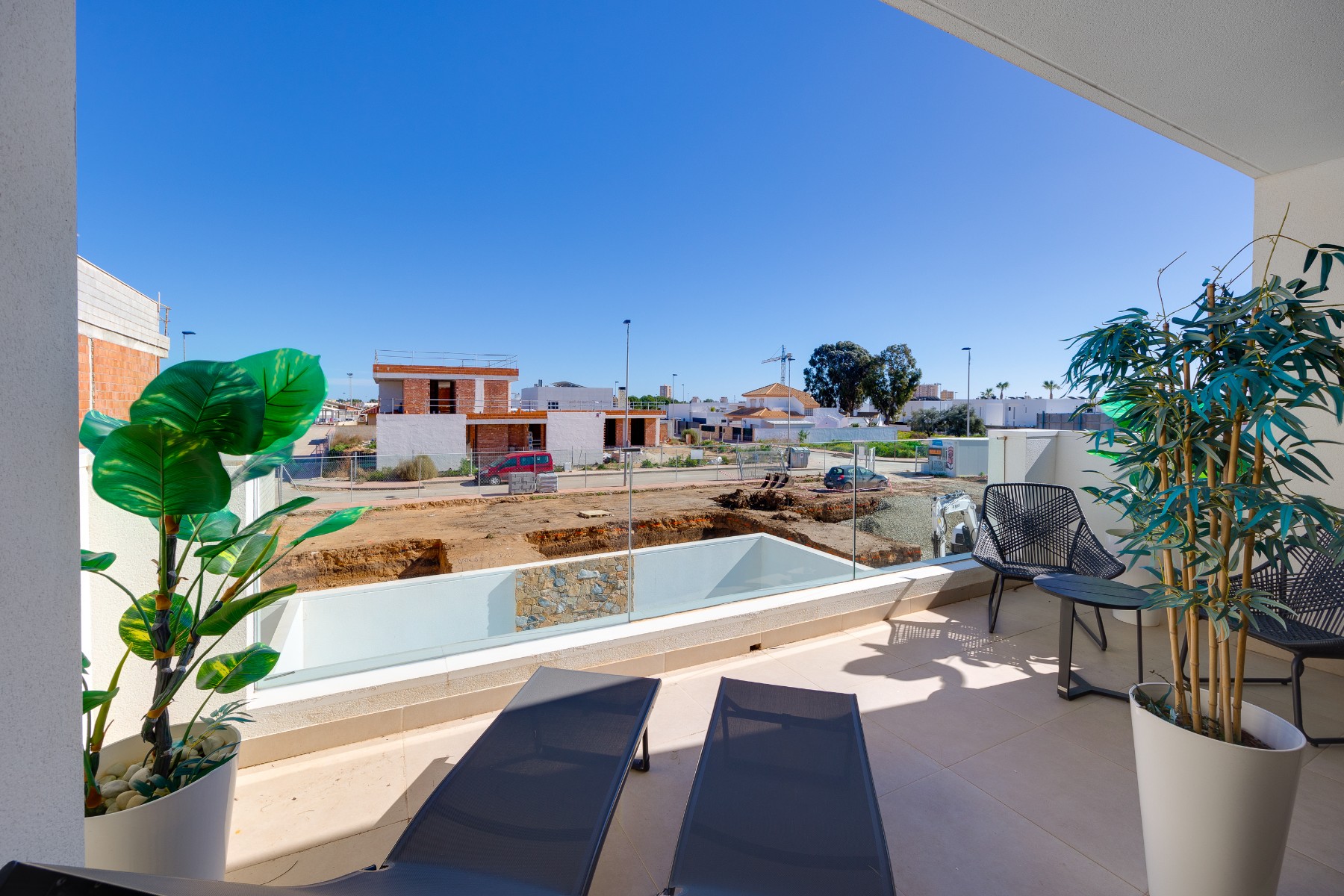 Terrace in villa for sale in San Javier