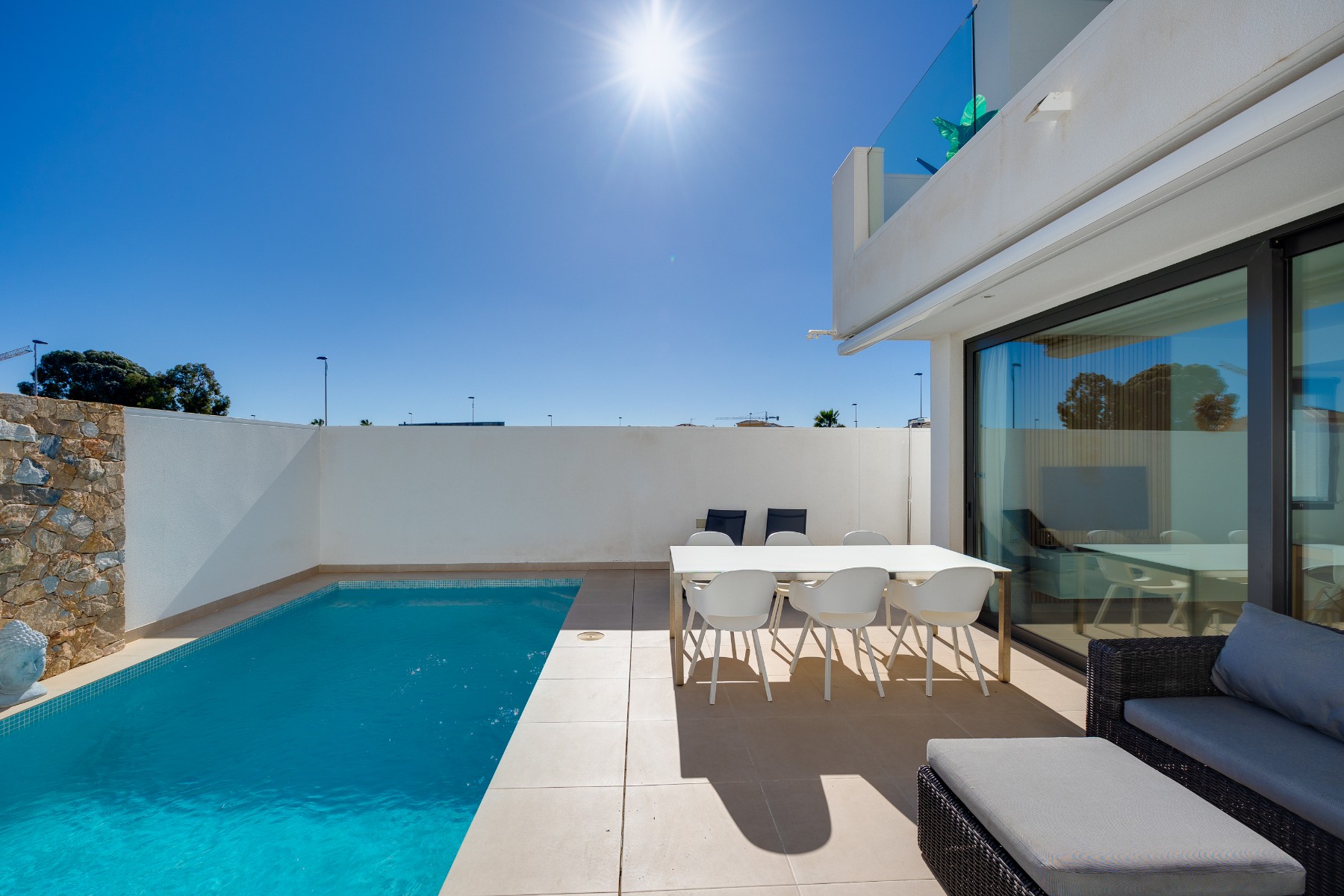 Garden in villa for sale in San Javier