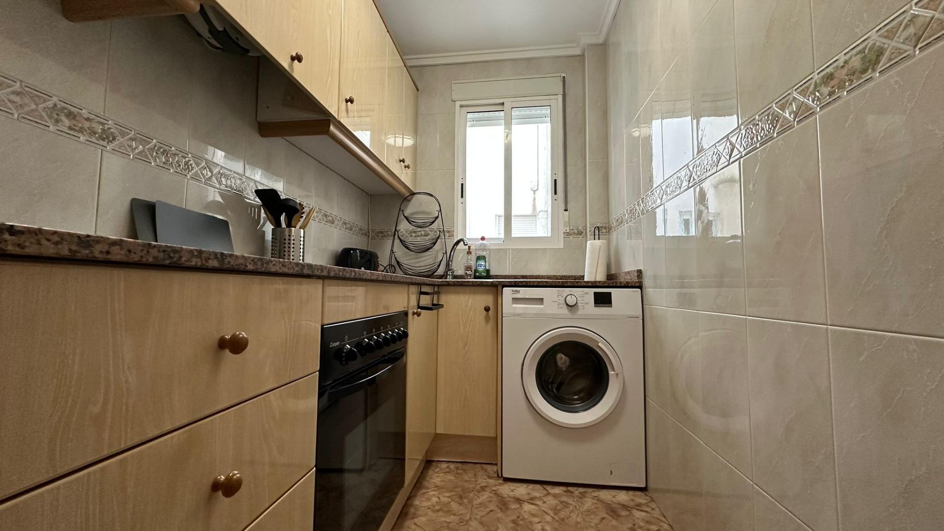 Kitchen in apartment for sale in Torrevieja