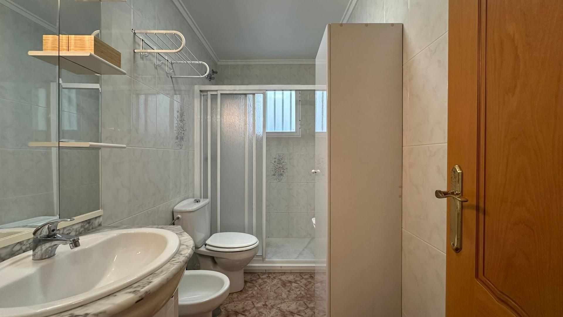 Bathroom in apartment for sale in Torrevieja
