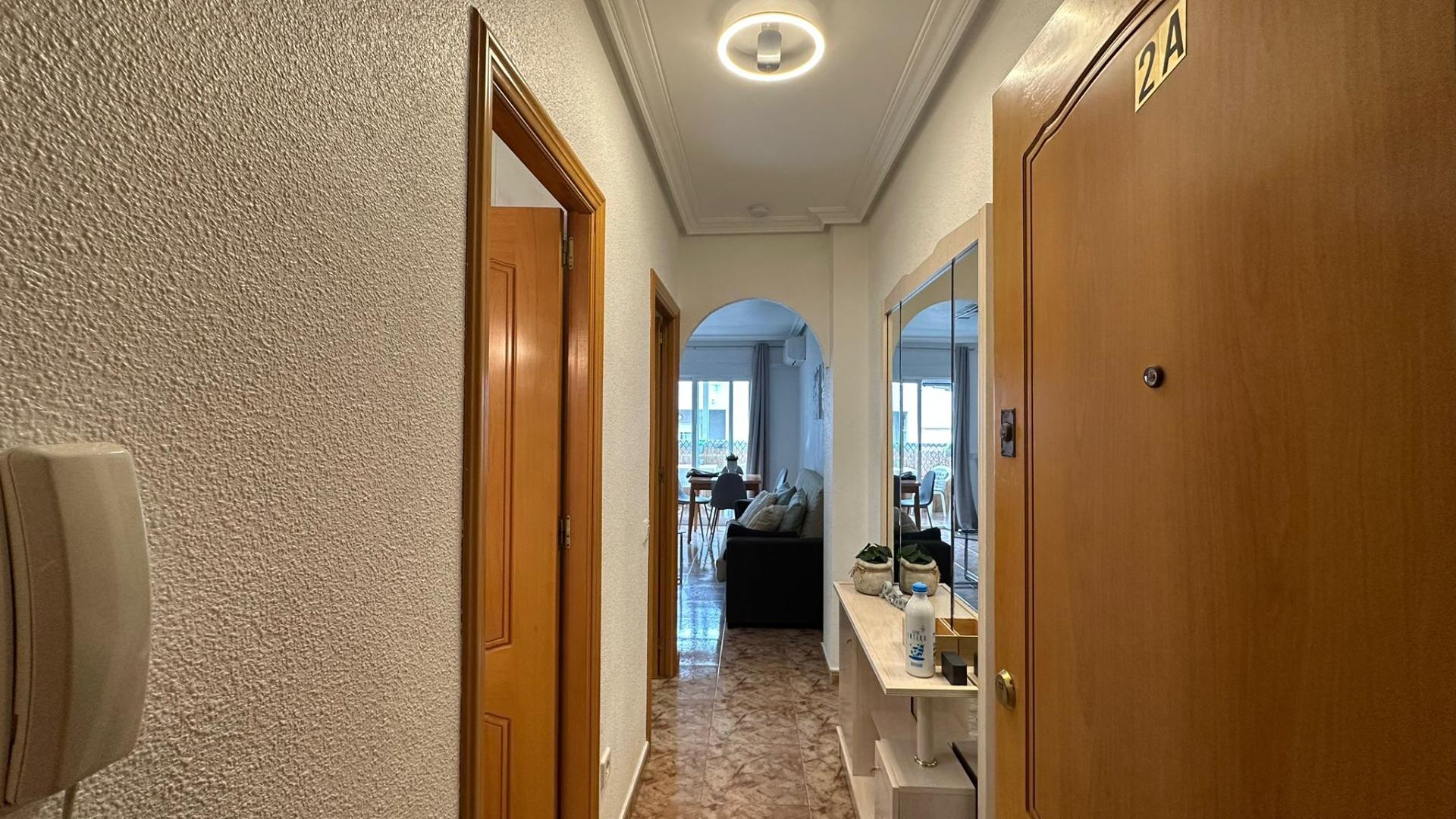 Pool area in apartment for sale in Torrevieja