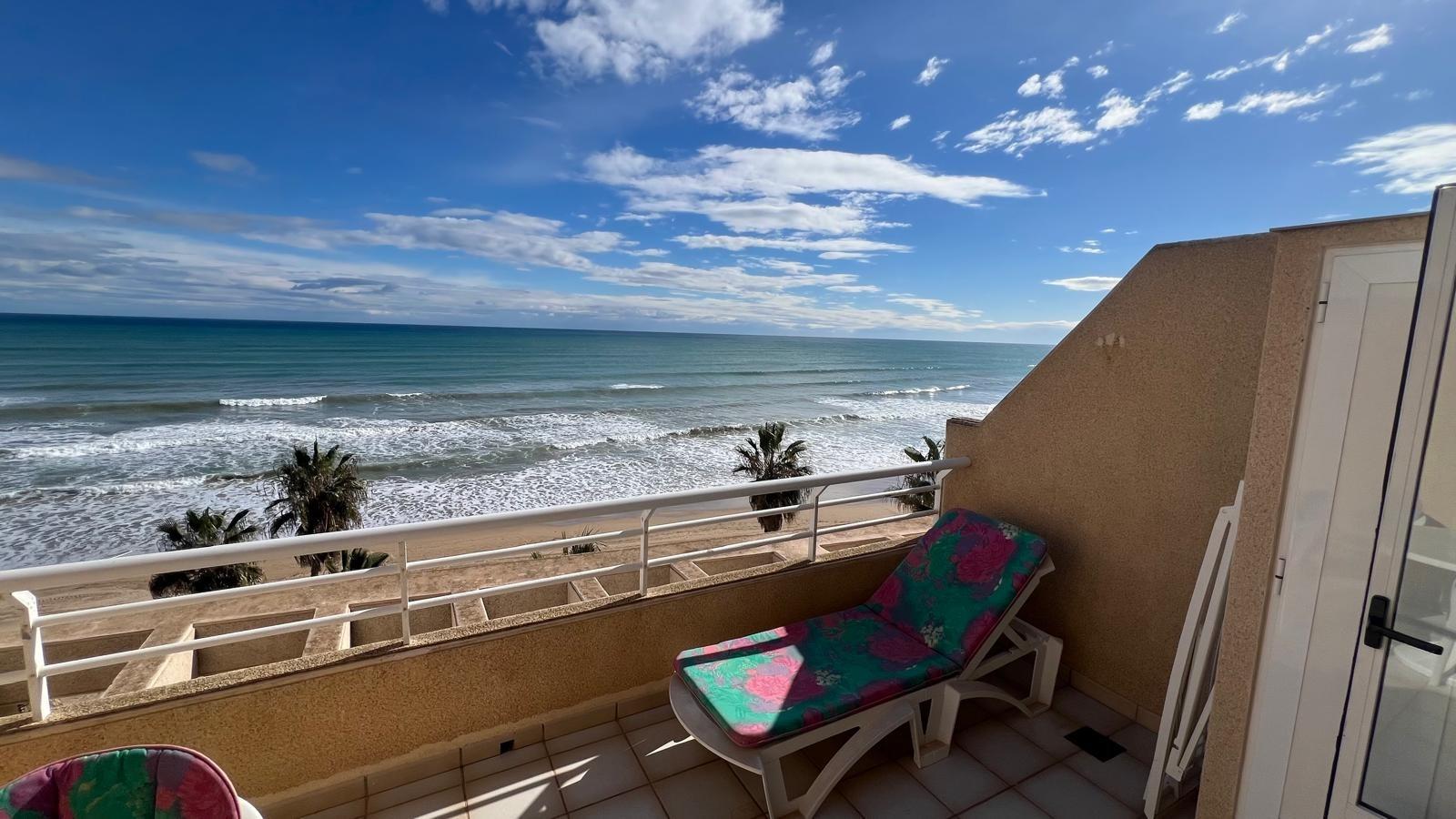 Pool area in penthouse for sale in Torrevieja