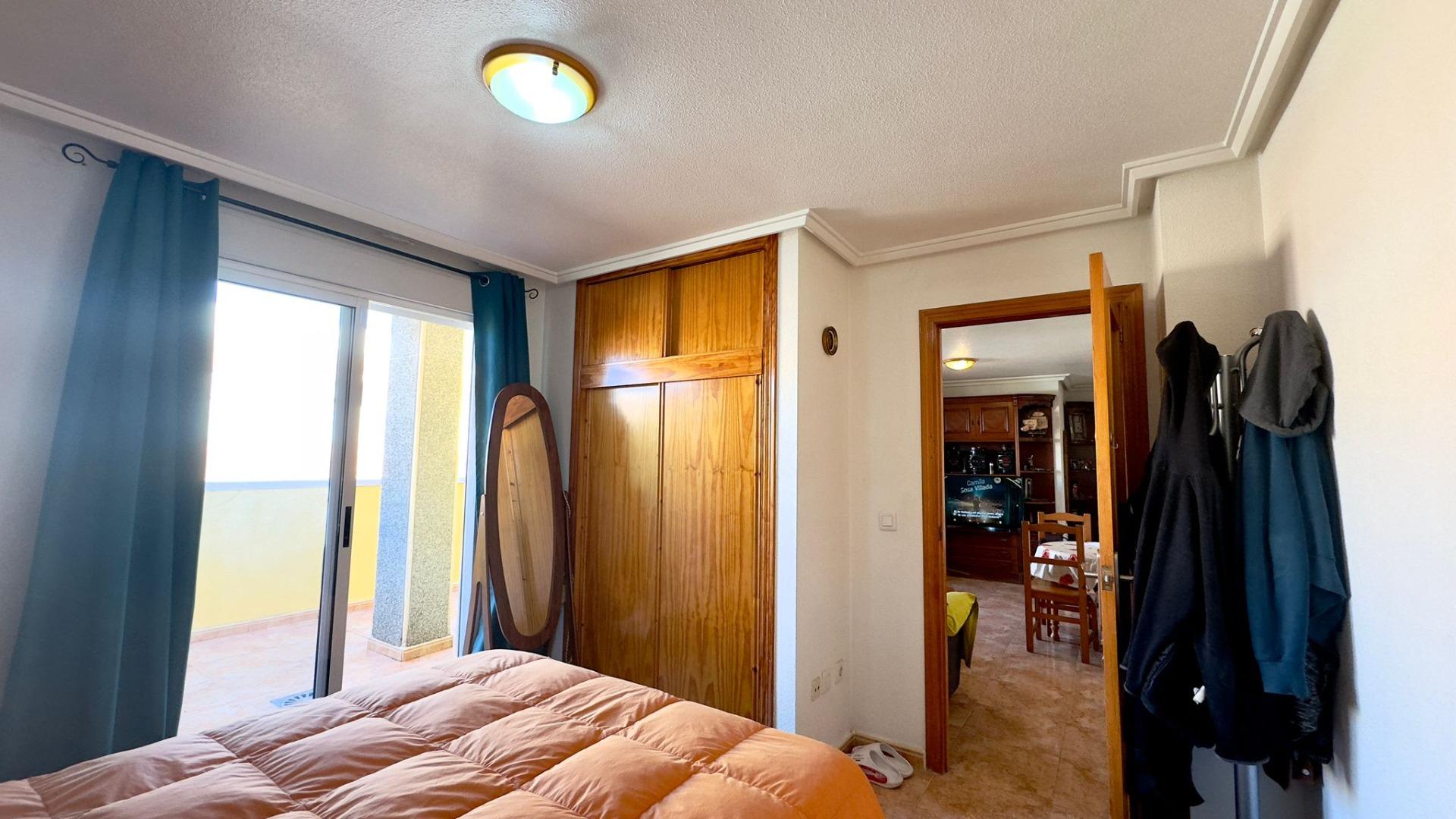 Pool area in penthouse for sale in Torrevieja