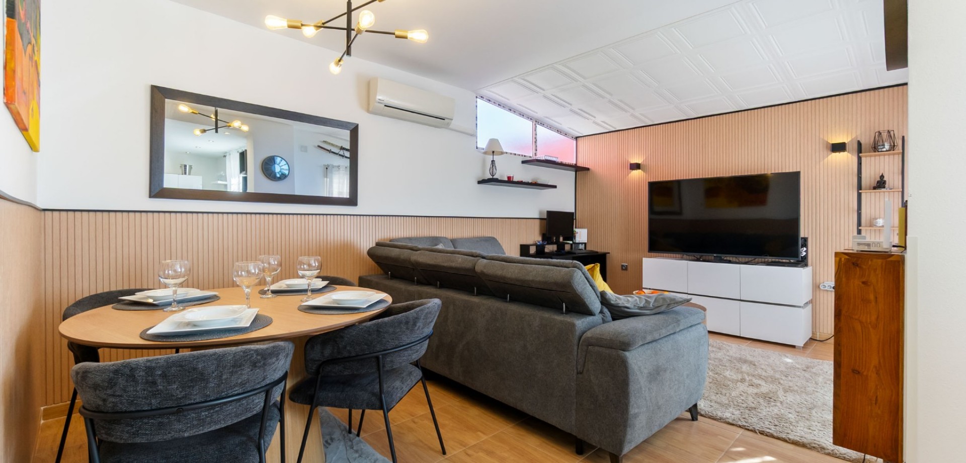 Master bedroom in terraced for sale in Orihuela Costa