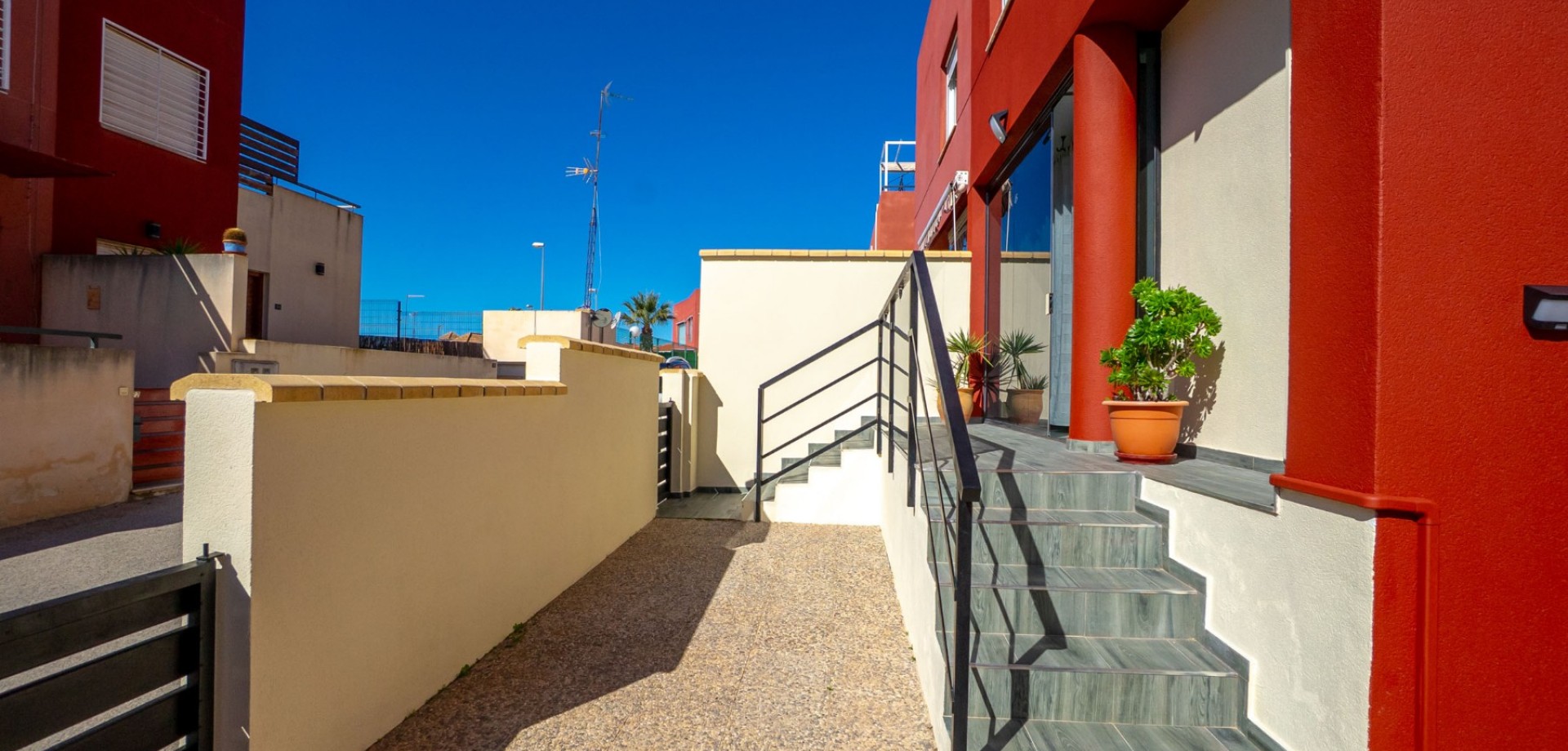 Pool area in terraced for sale in Orihuela Costa