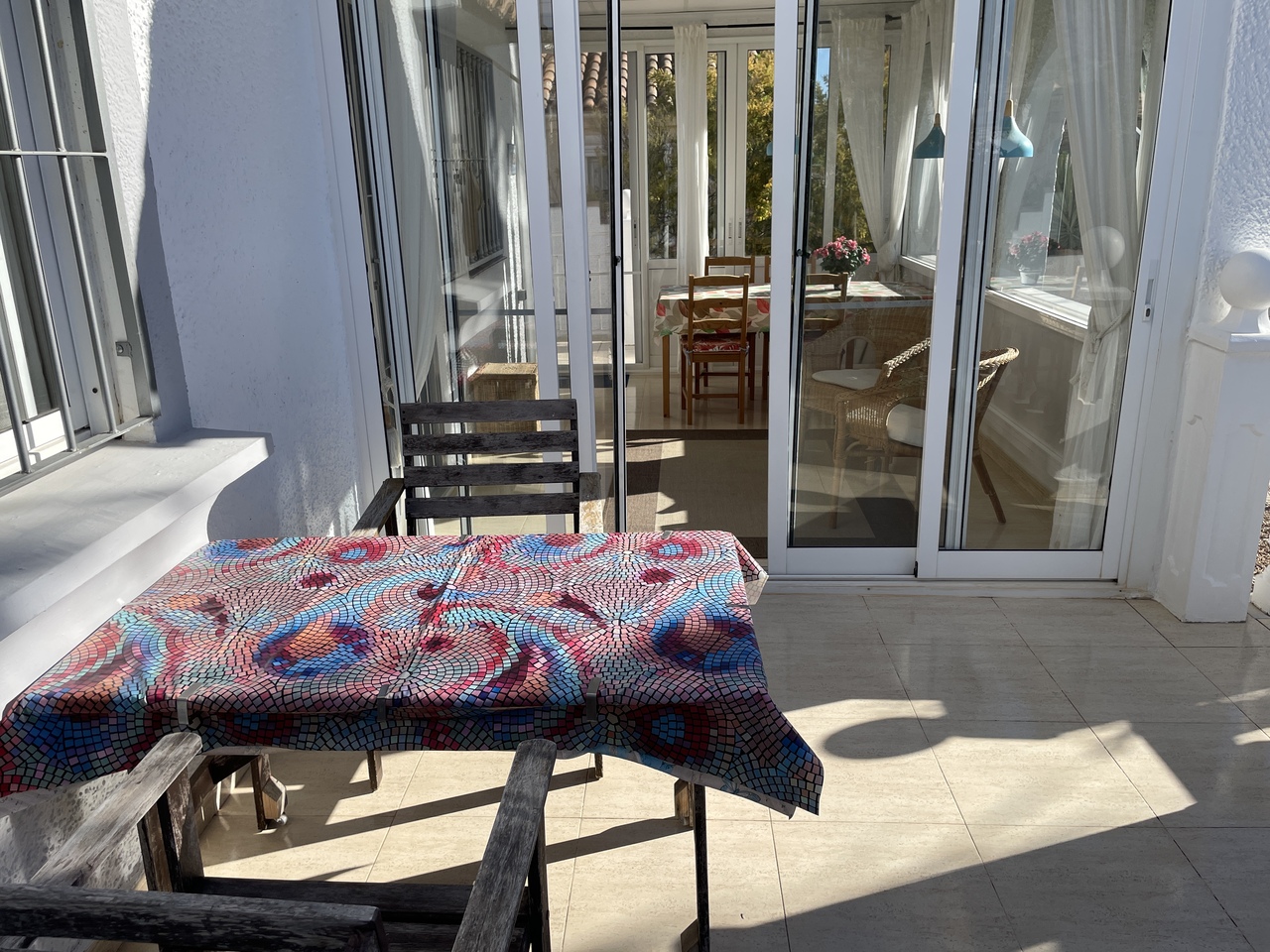 Terrace in villa for sale in Camposol