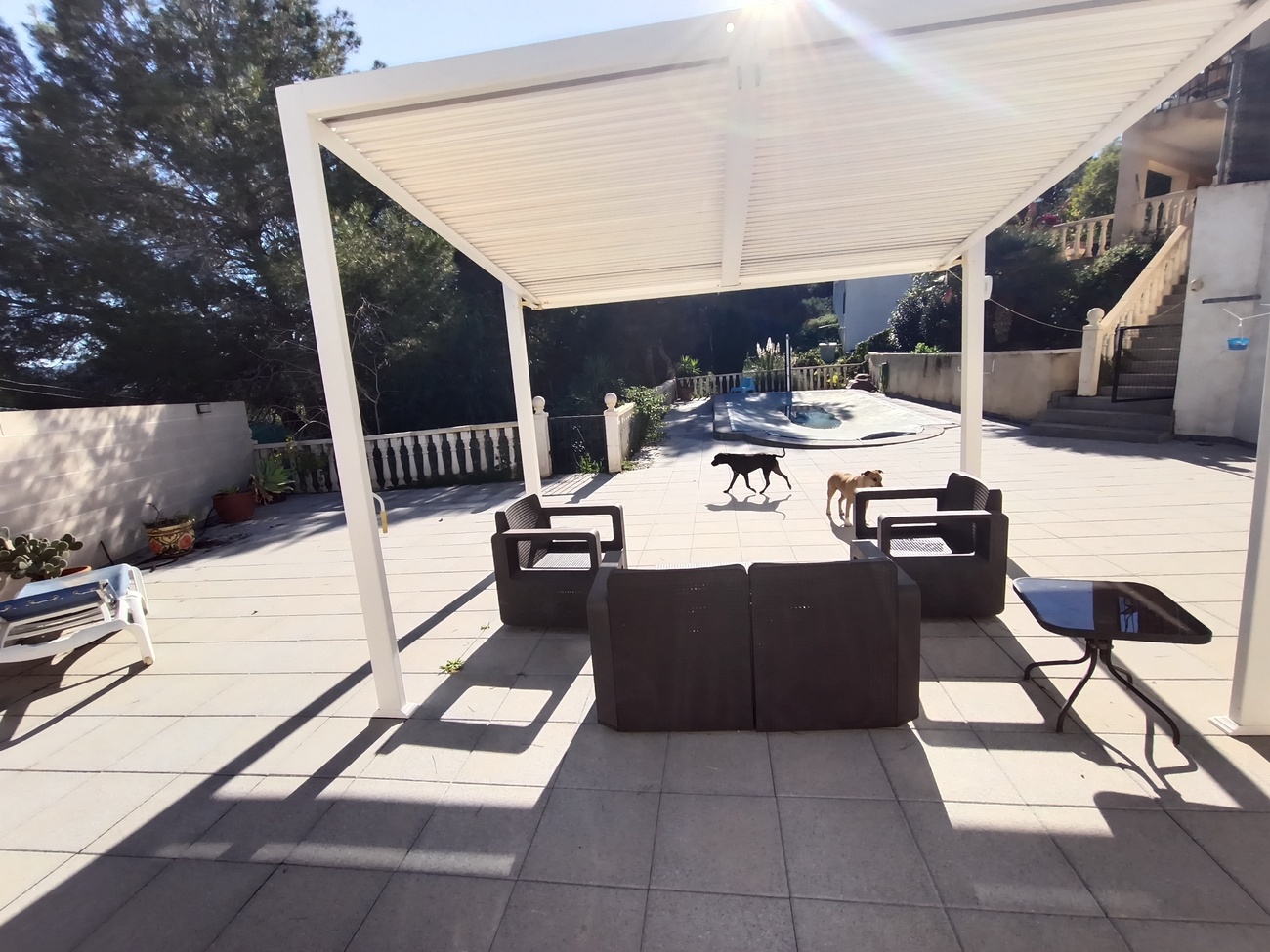 Terrace in villa for sale in Canadas De San Pedro