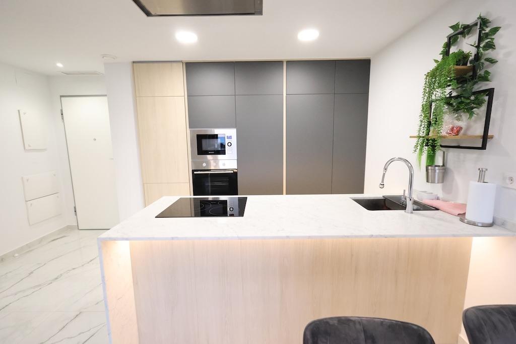 Kitchen in apartment for sale in Orihuela Costa