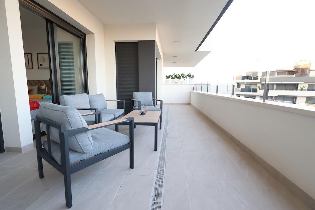 Pool area in apartment for sale in Orihuela Costa