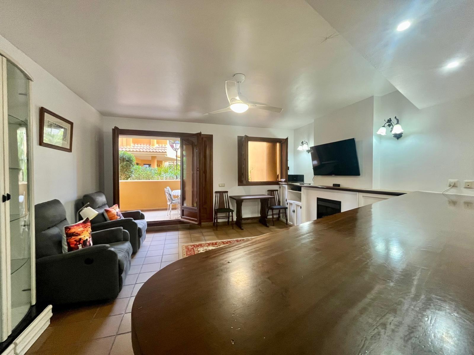 Pool area in bungalow for sale in Torrevieja