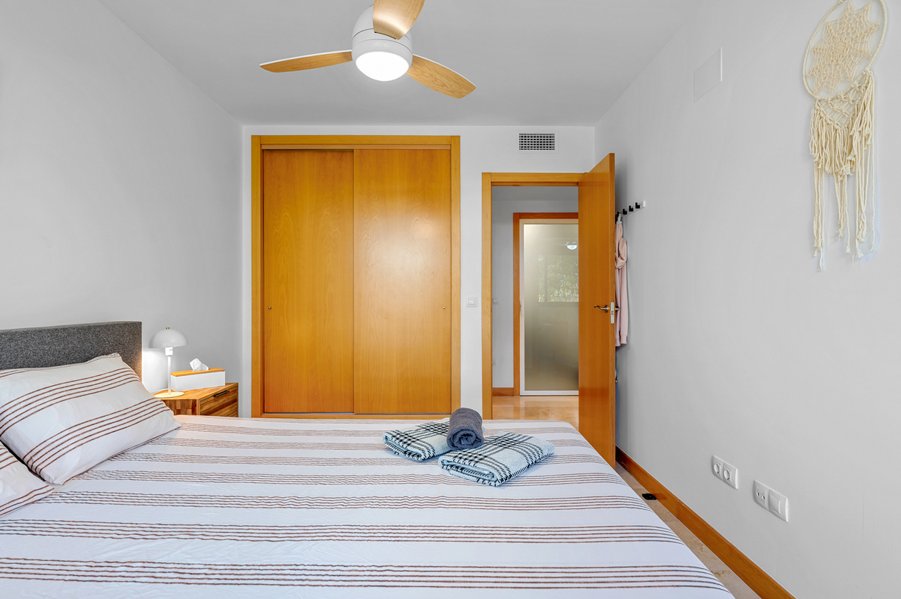 Pool area in apartment for sale in Campoamor