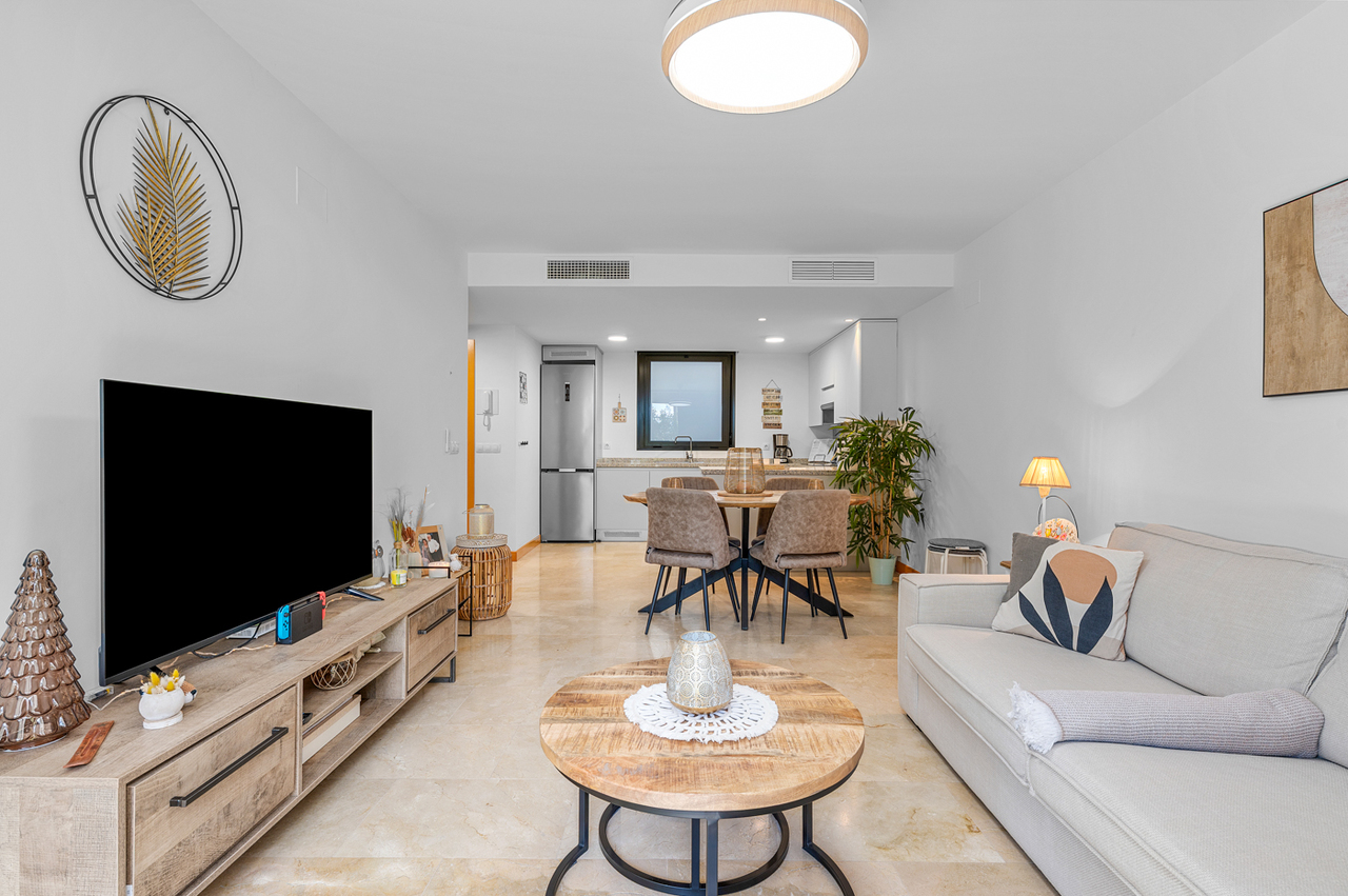 Dining area in apartment for sale in Campoamor