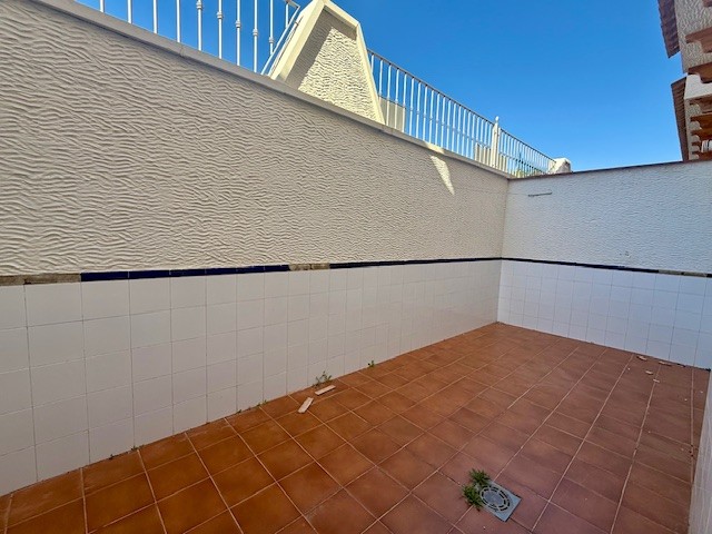 Pool area in terraced for sale in San Miguel de Salinas