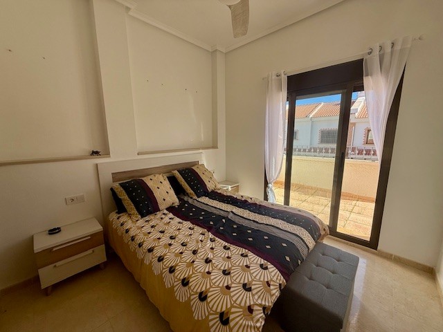 Master bedroom in terraced for sale in San Miguel de Salinas