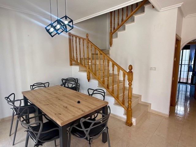 Dining area in terraced for sale in San Miguel de Salinas