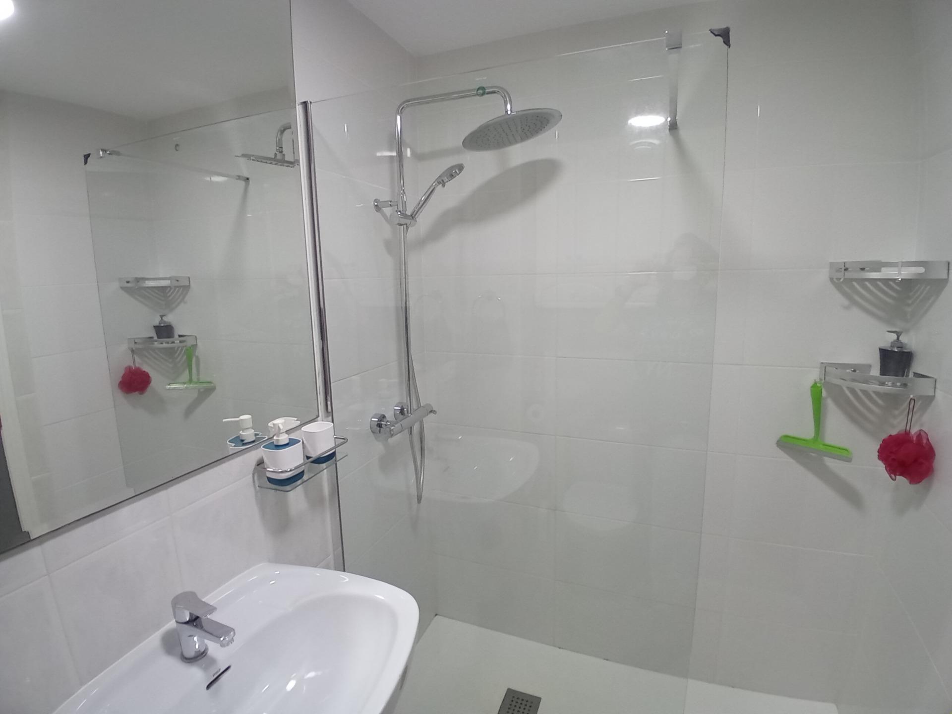 Pool area in apartment for sale in Puerto de Mazarron