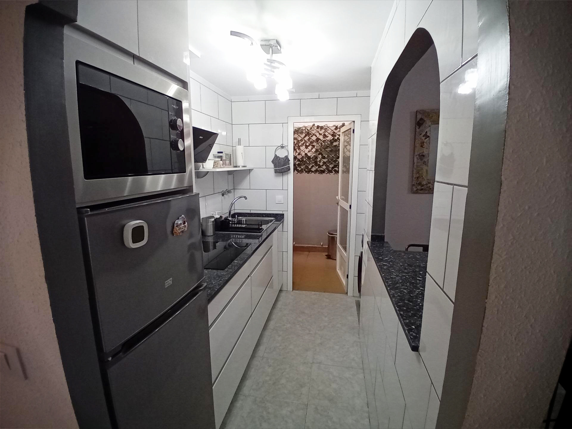 Pool area in apartment for sale in Puerto de Mazarron