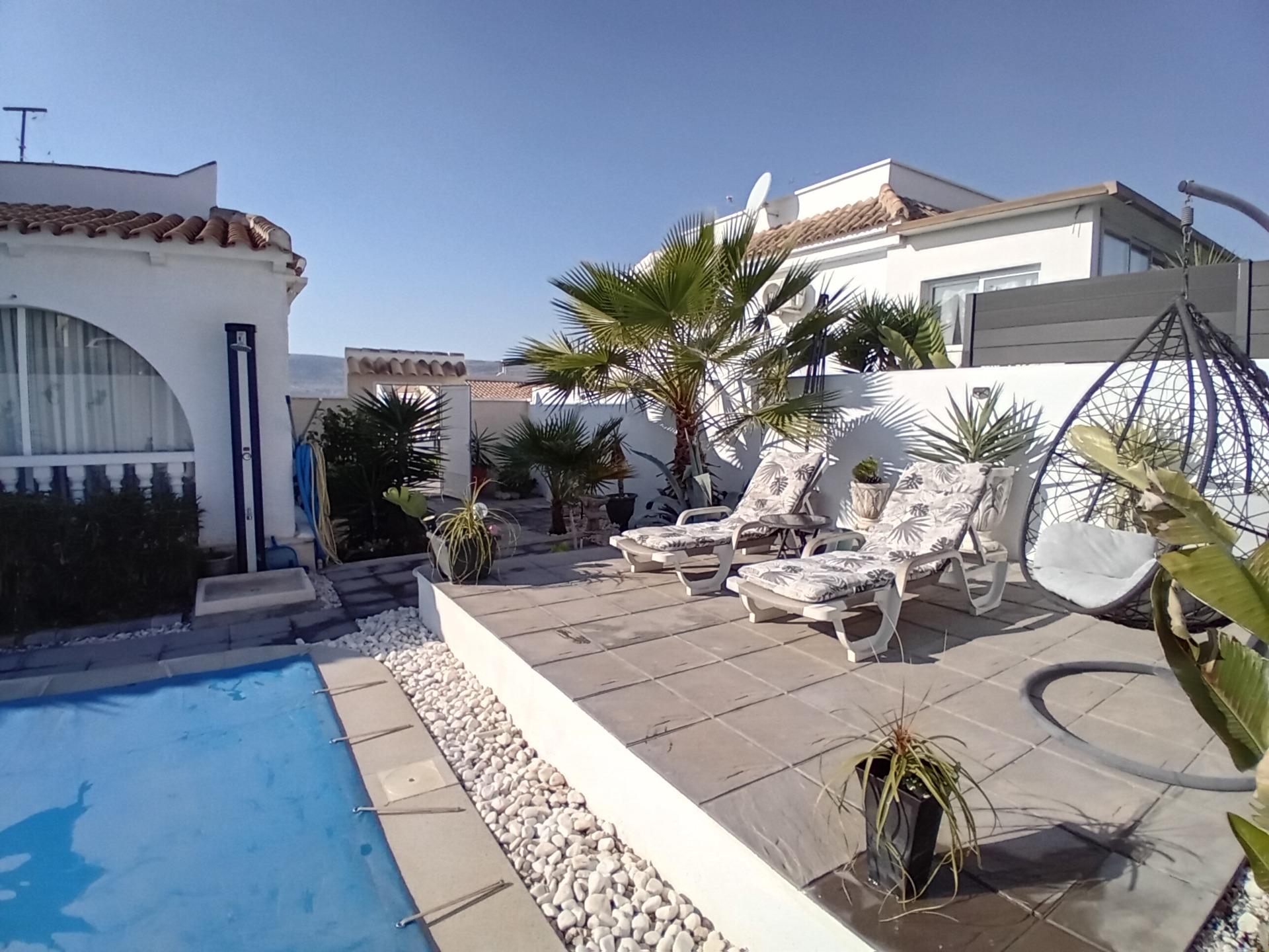 Exterior view in villa for sale in Mazarron