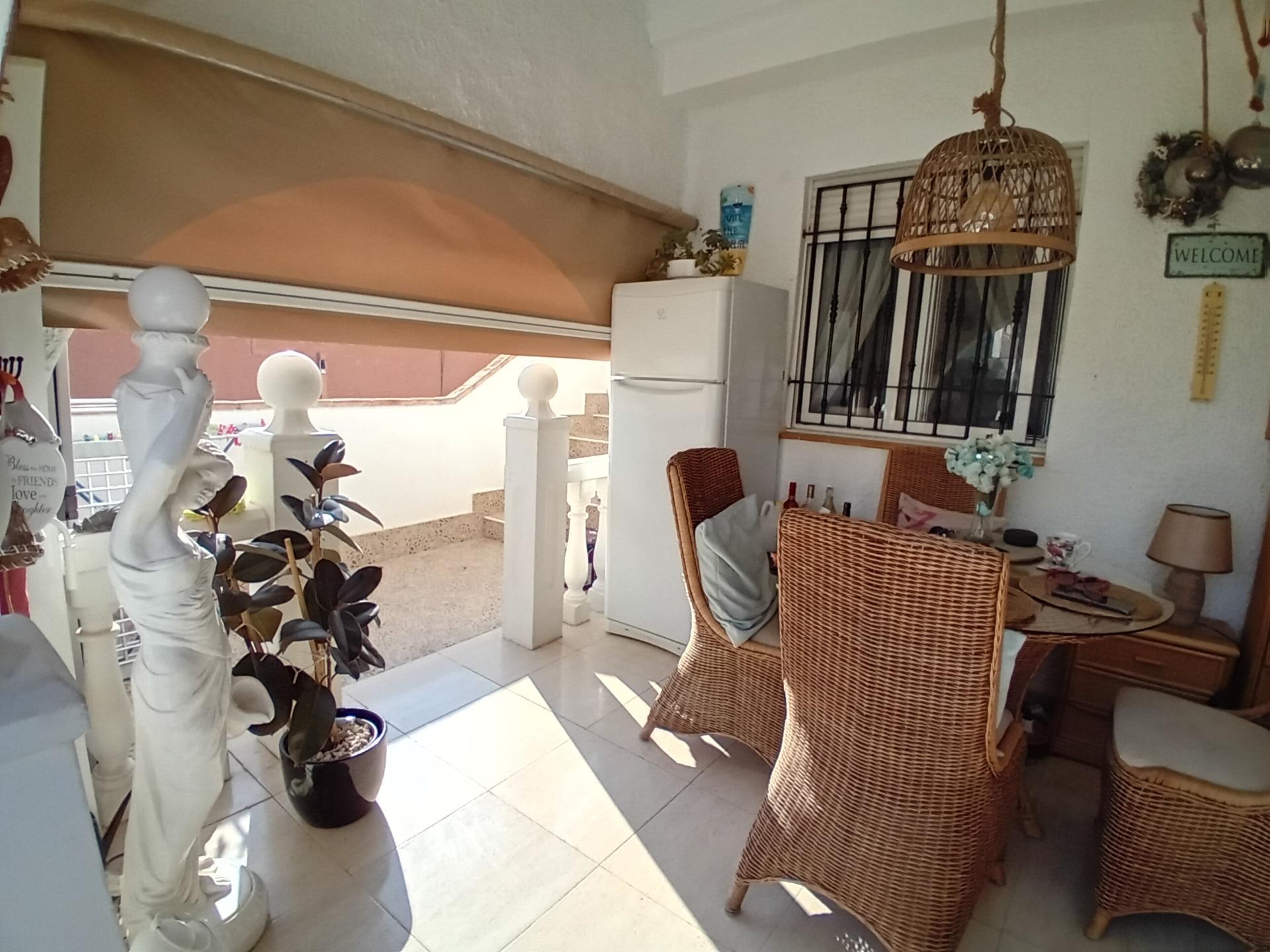 Living room in villa for sale in Mazarron