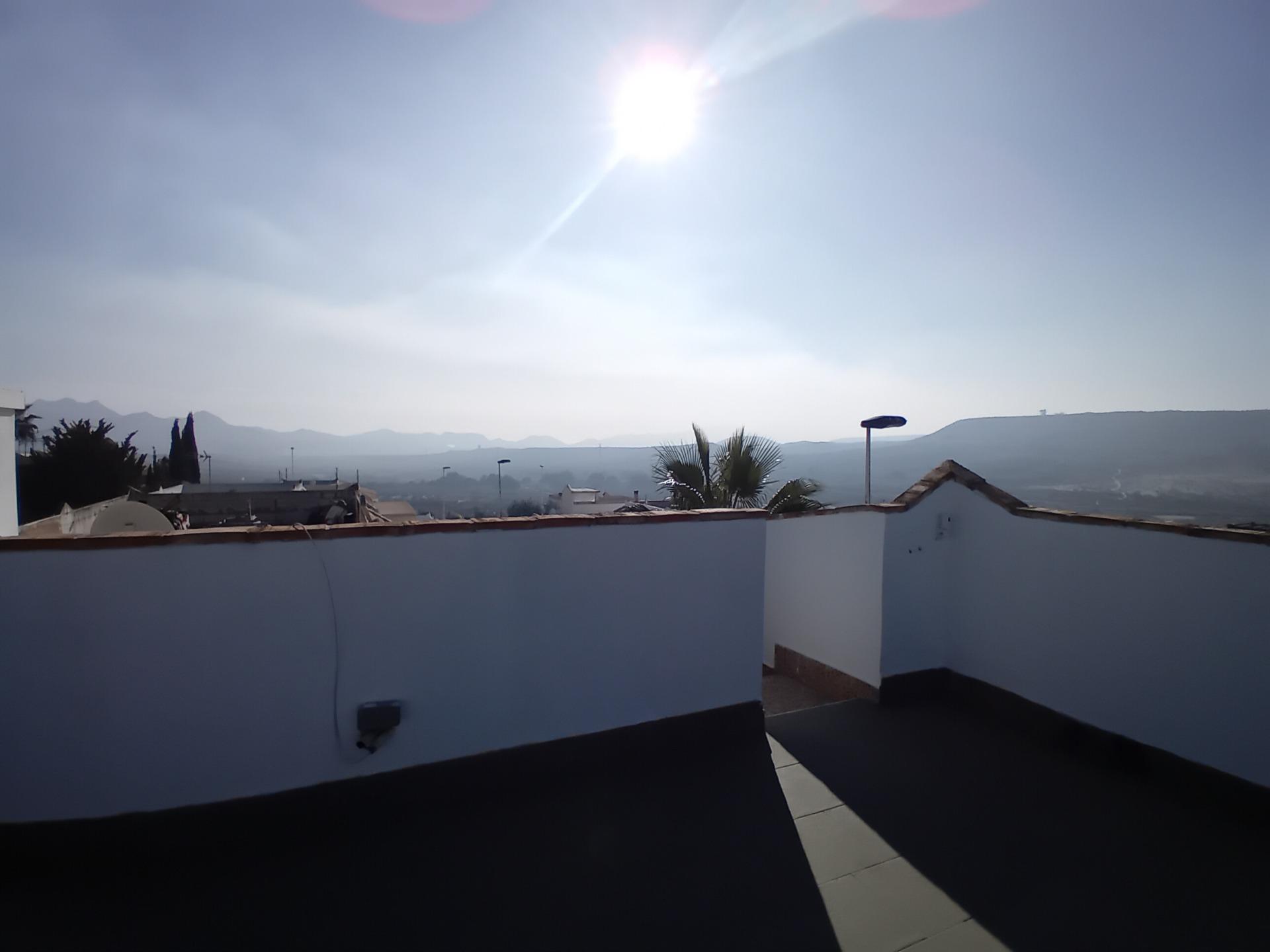 Terrace in villa for sale in Mazarron