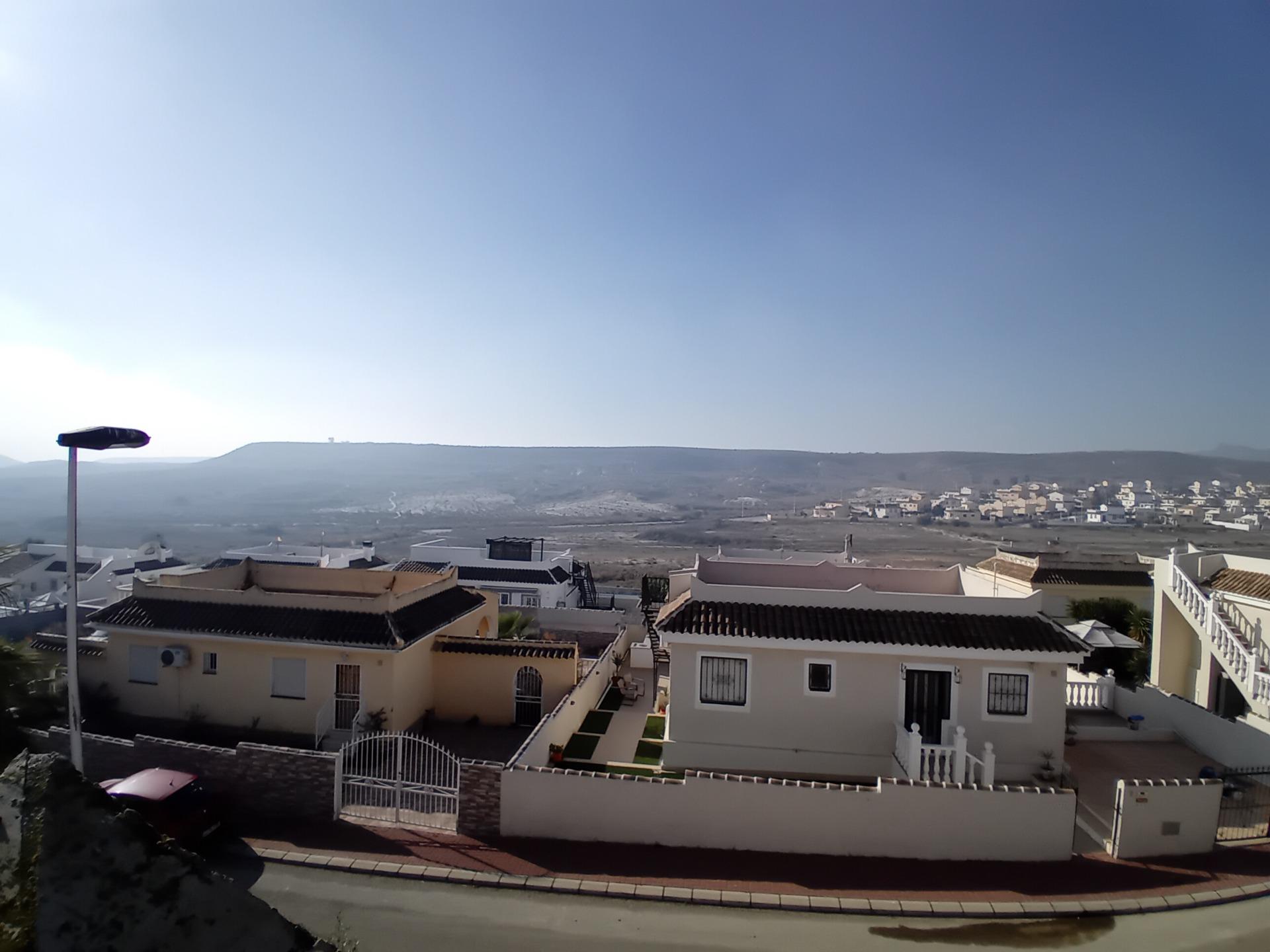 Pool area in villa for sale in Mazarron