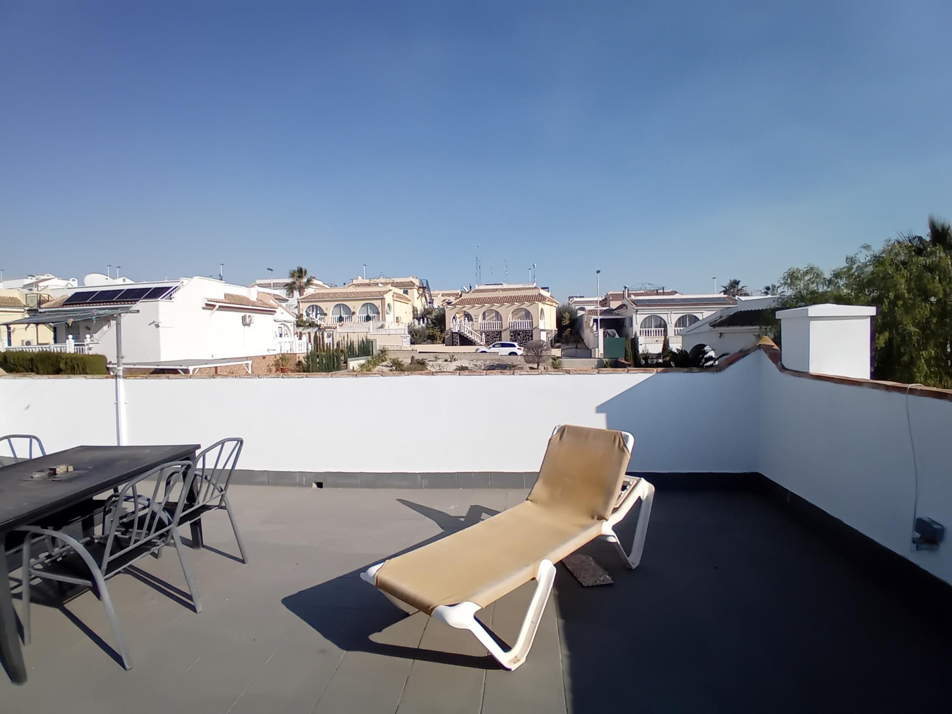 Dining area in villa for sale in Mazarron