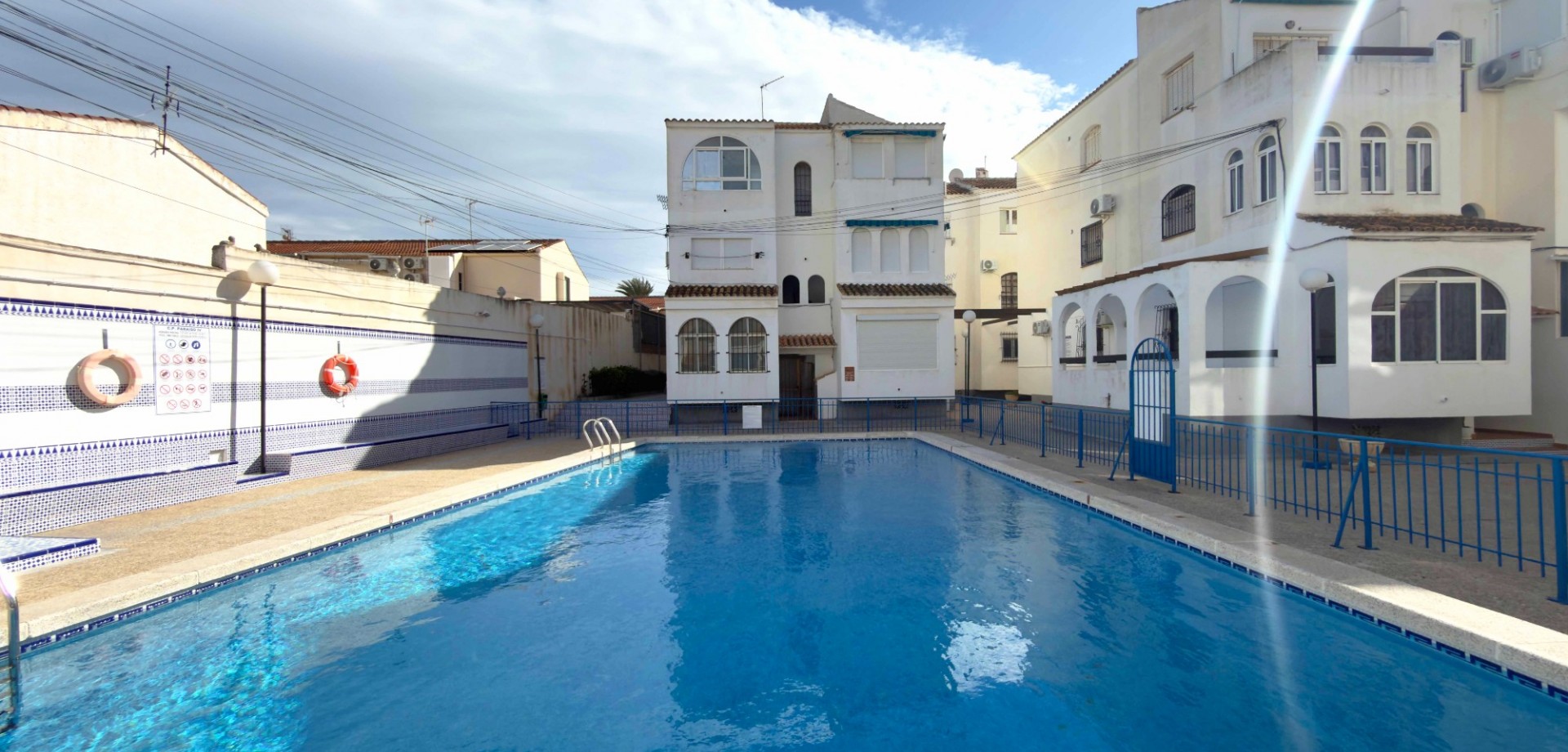 Garden in apartment for sale in Torrevieja