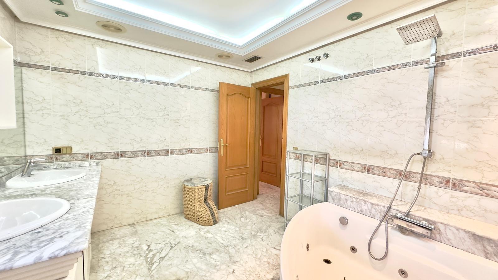 Pool area in penthouse for sale in Torrevieja