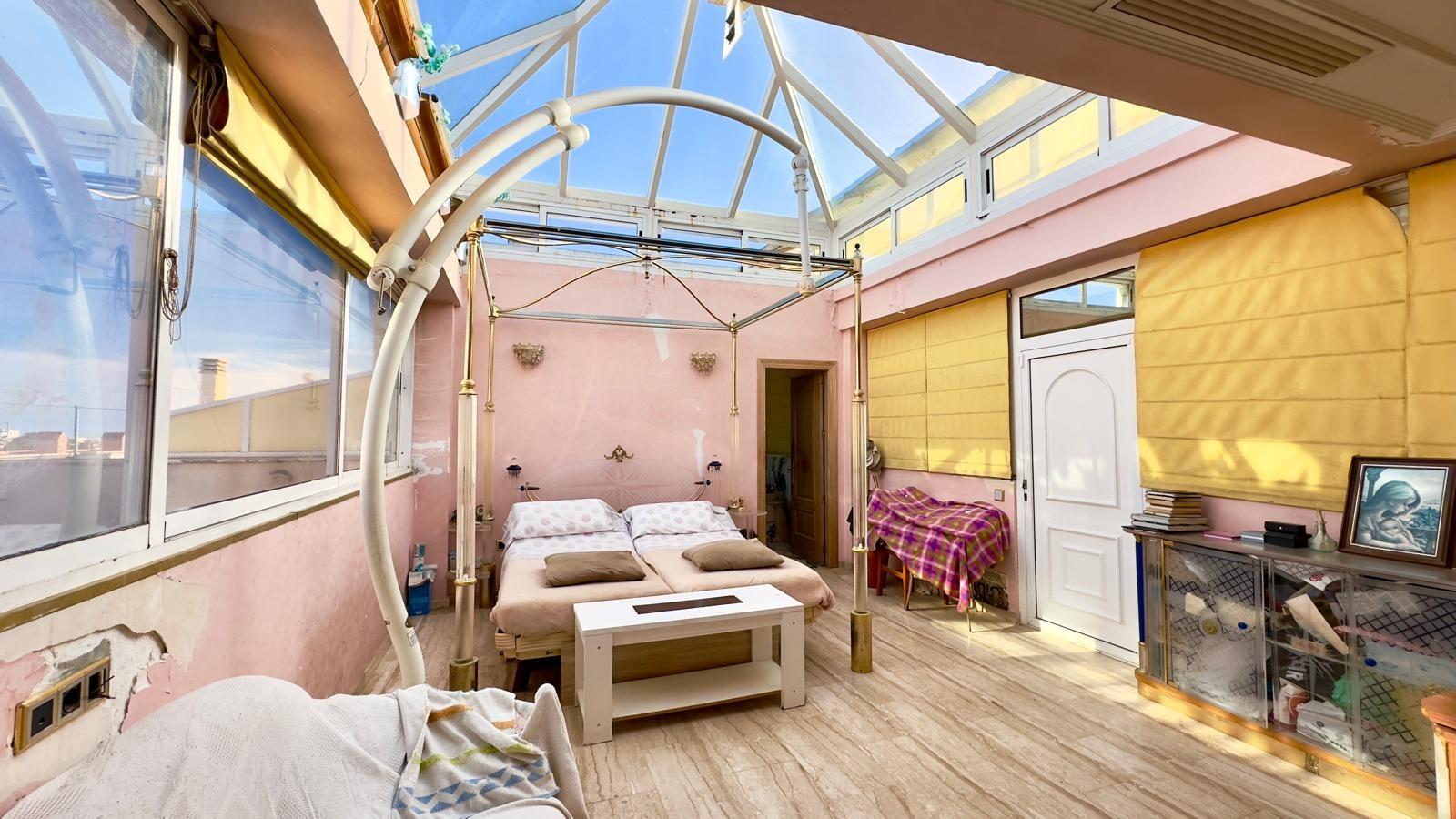 Terrace in penthouse for sale in Torrevieja
