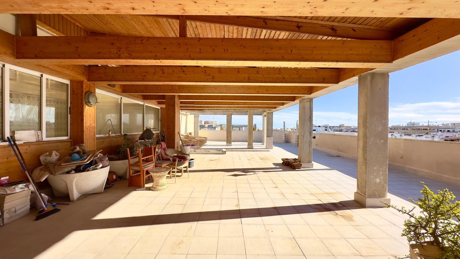 Living room in penthouse for sale in Torrevieja