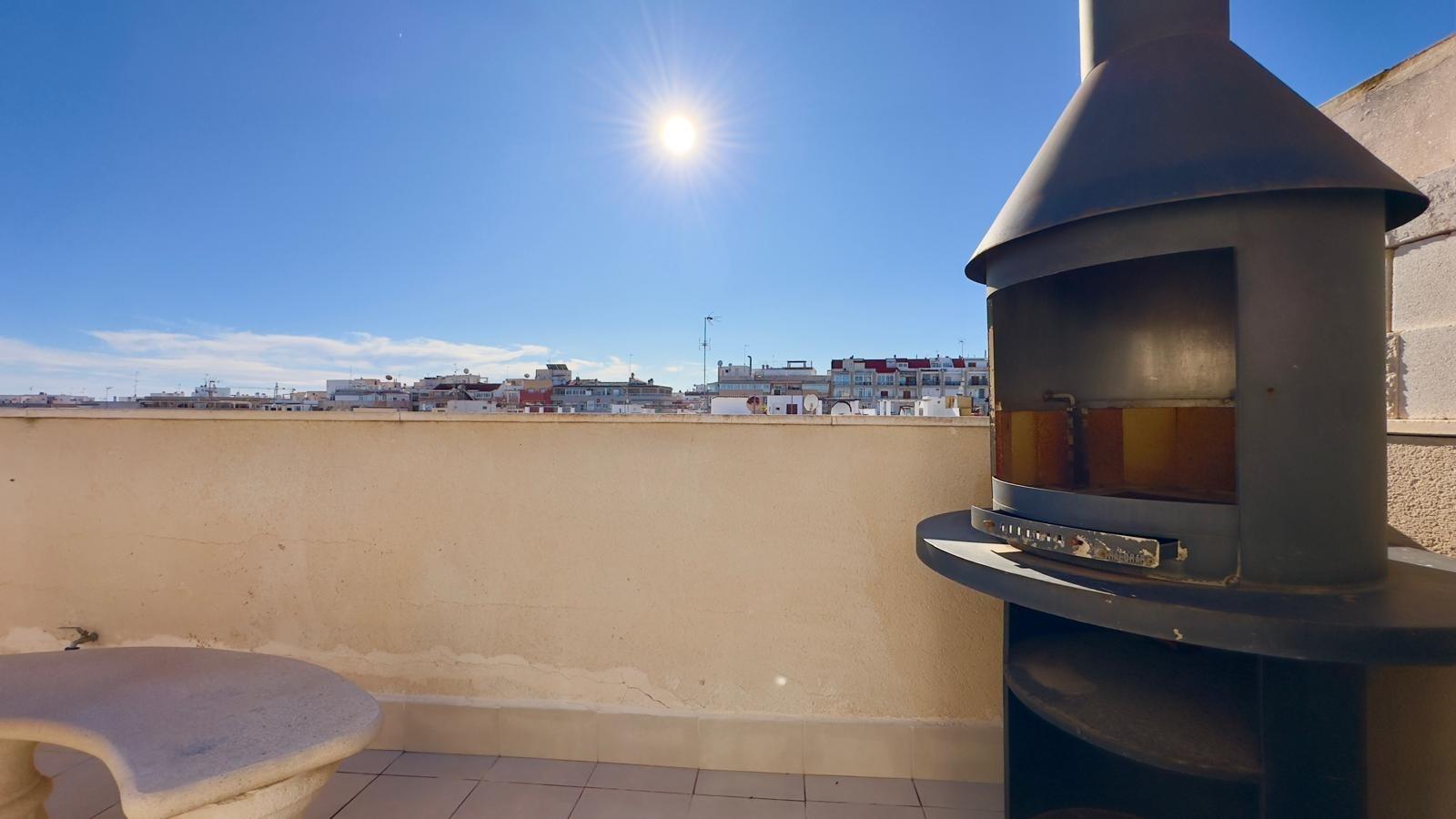 Master bedroom in penthouse for sale in Torrevieja