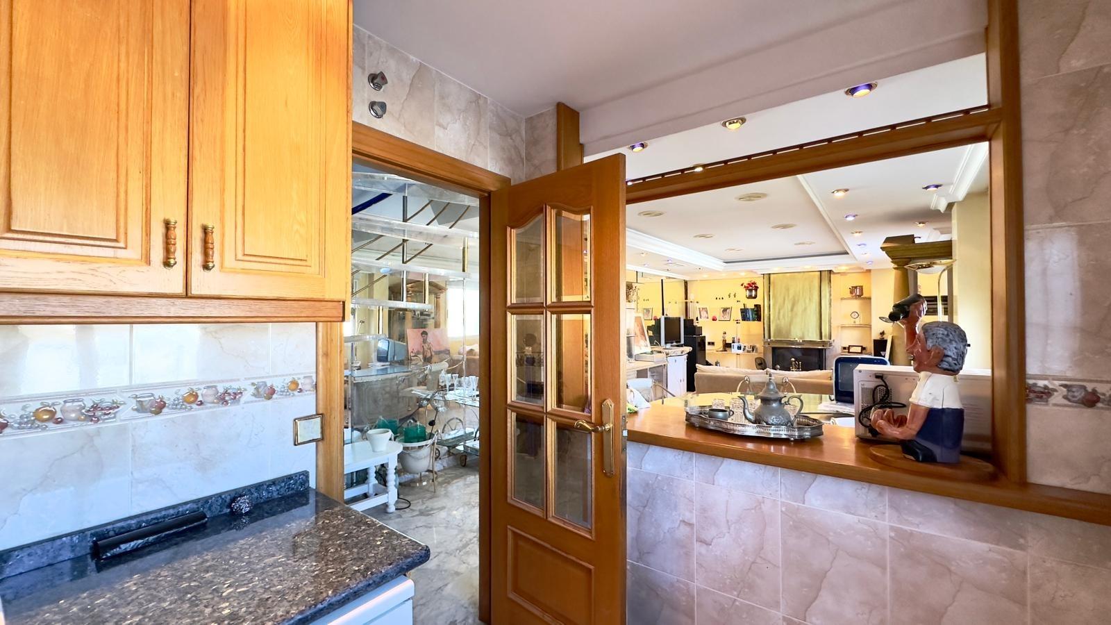 Pool area in penthouse for sale in Torrevieja
