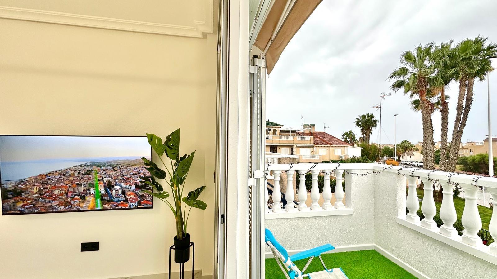 Master bedroom in bungalow for sale in Orihuela Costa