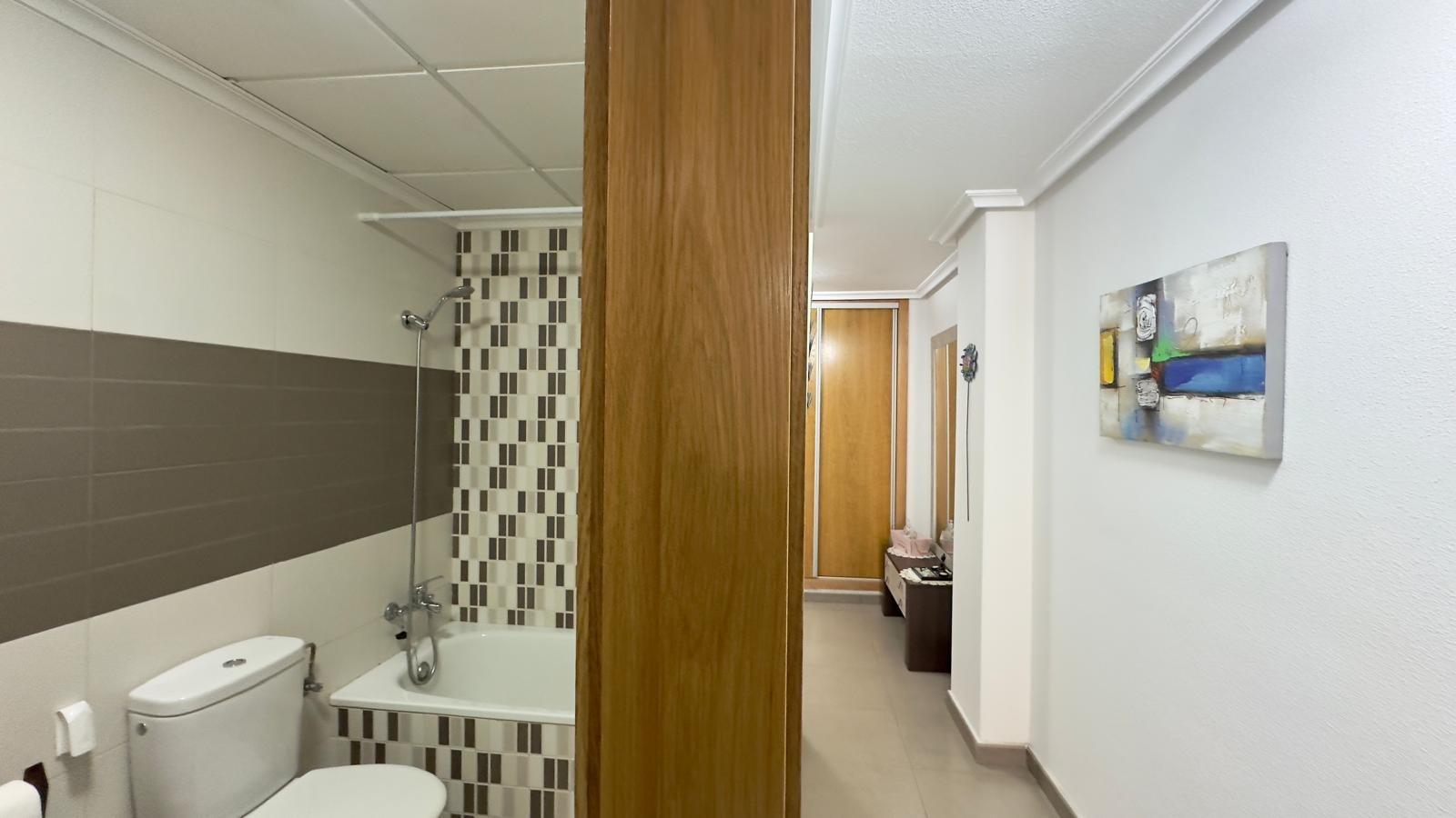 Bathroom in apartment for sale in Torrevieja