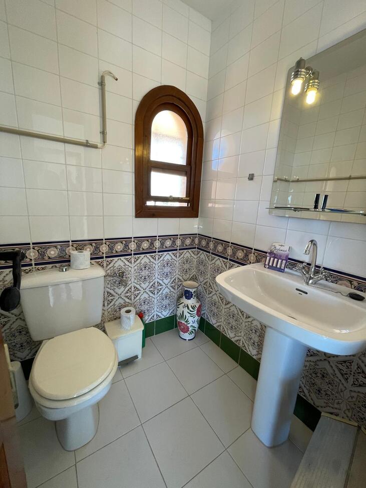 Pool area in villa for sale in Villamartin