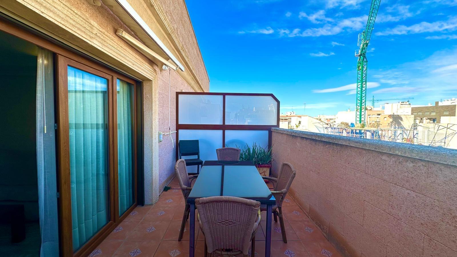 Living room in penthouse for sale in Torrevieja