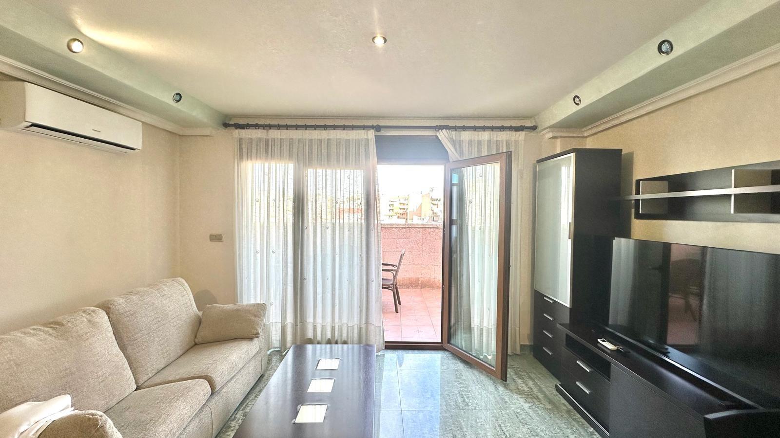 Pool area in penthouse for sale in Torrevieja