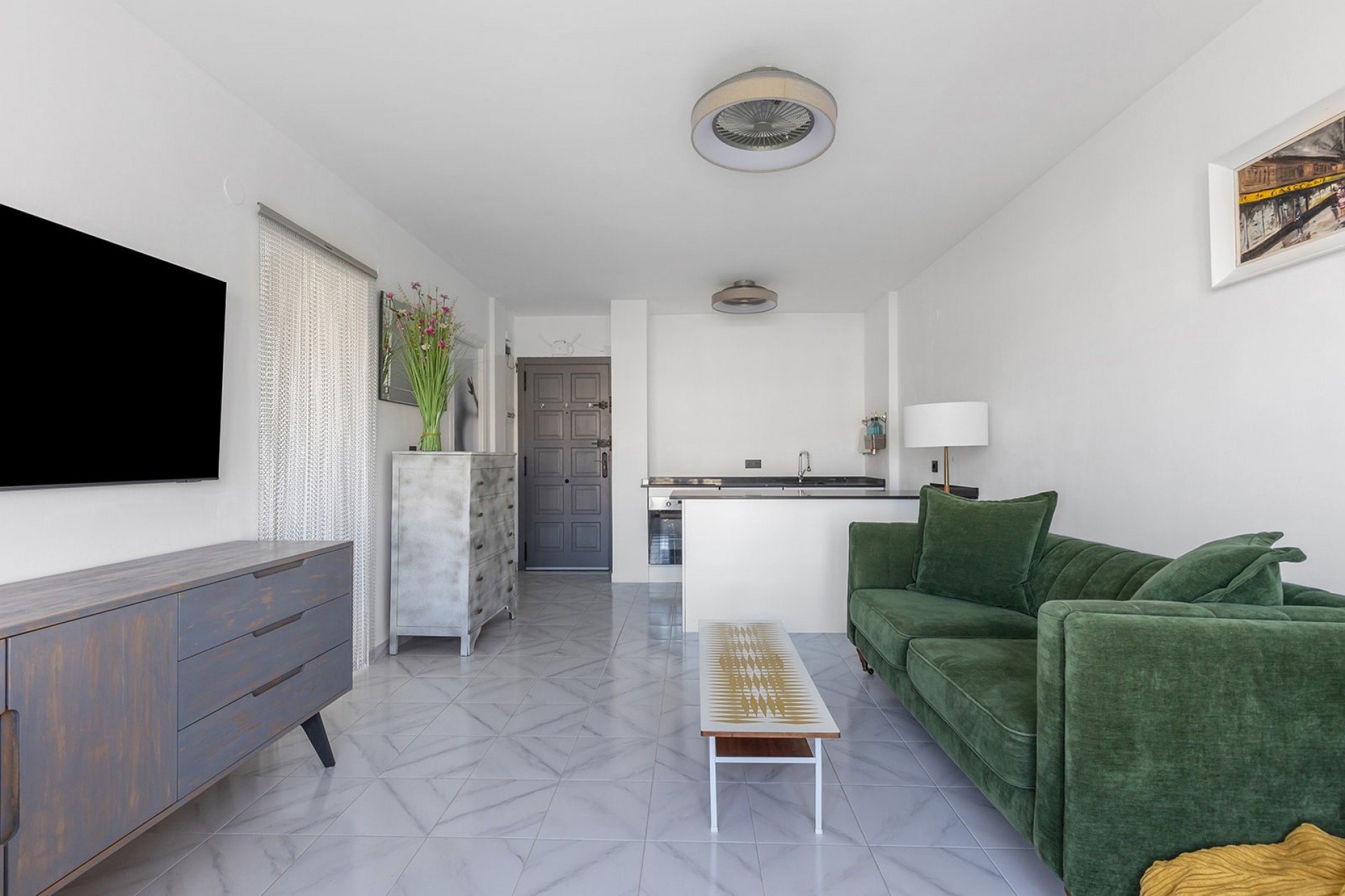 Pool area in apartment for sale in La Mata