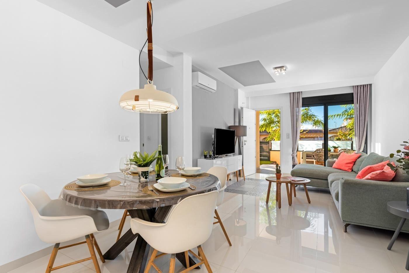 Pool area in apartment for sale in Pilar de La Horadada