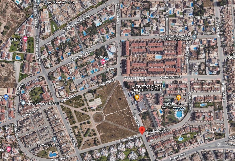 Terrace in land for sale in Orihuela Costa