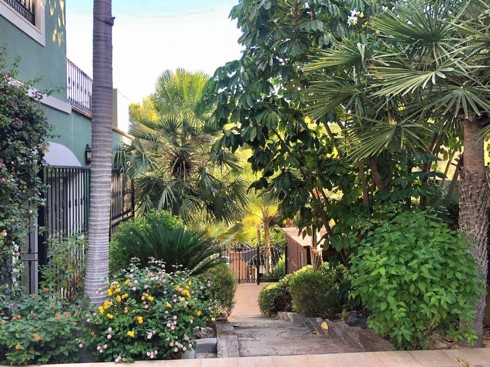 Pool area in villa for sale in El Palmar