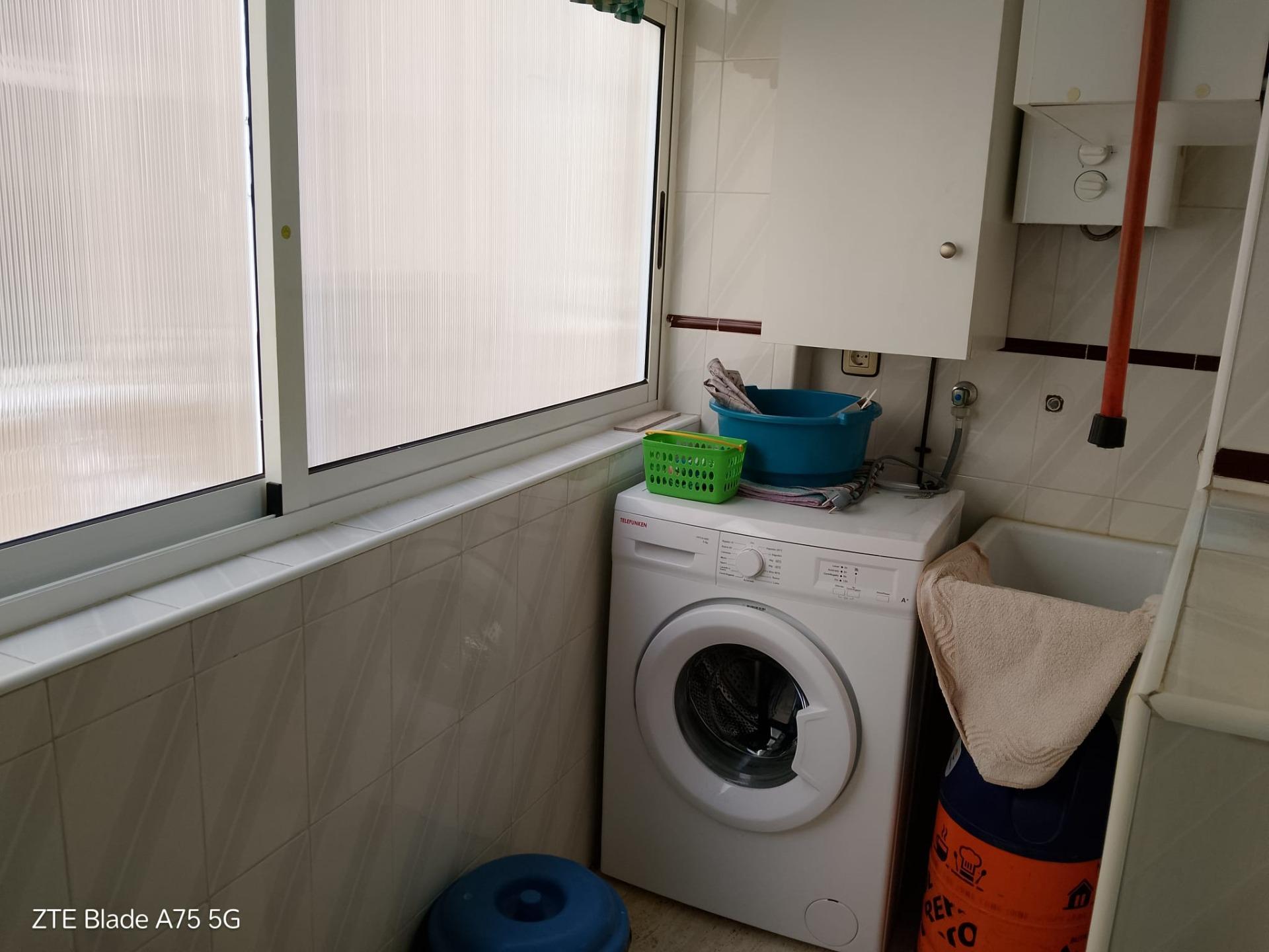 Living room in apartment for sale in Puerto de Mazarron