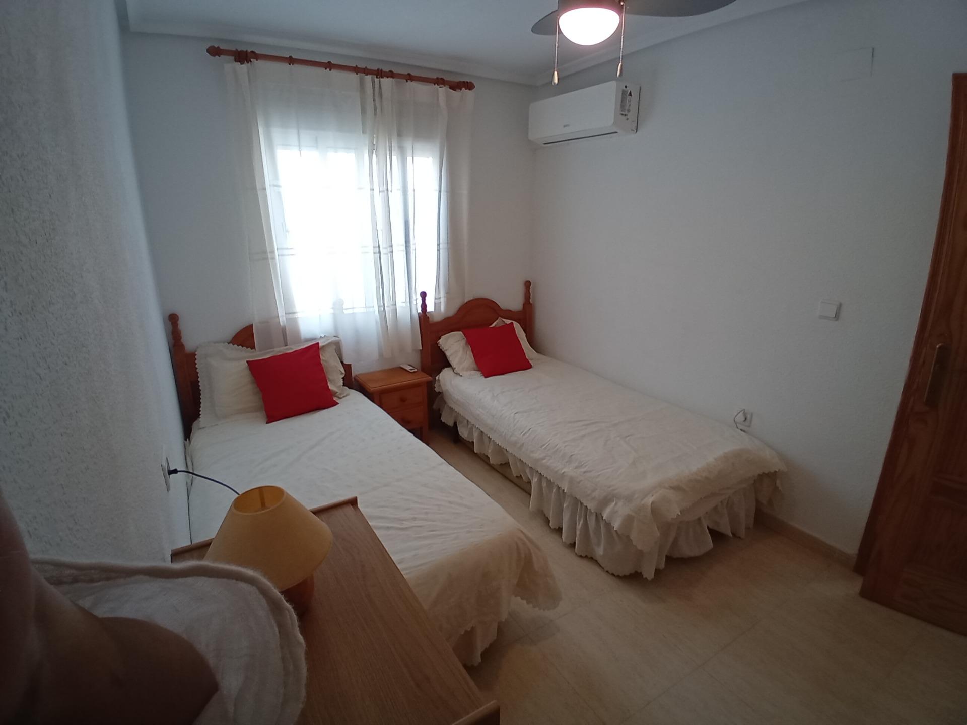 Master bedroom in villa for sale in Mazarron