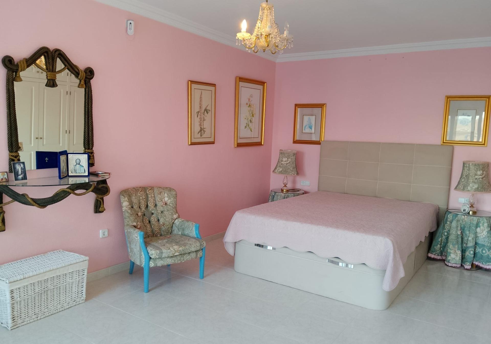 Terrace in villa for sale in Puerto de Mazarron