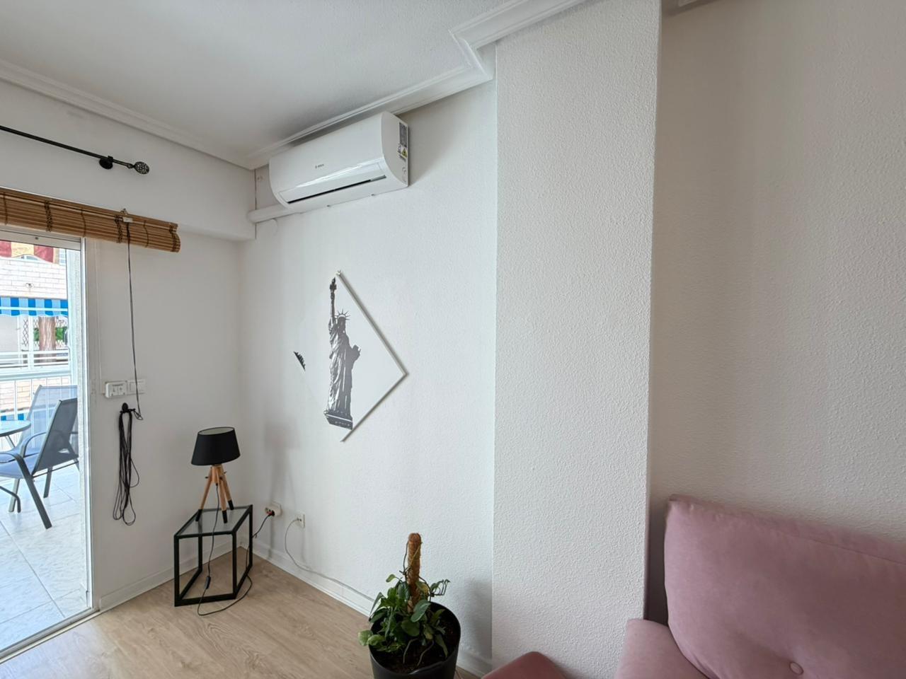Pool area in apartment for sale in Torrevieja