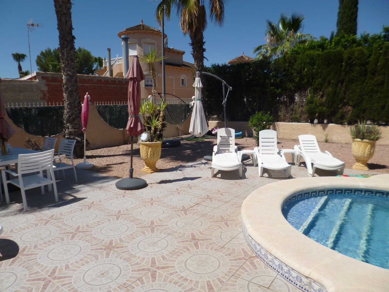 Living room in villa for sale in La Murada