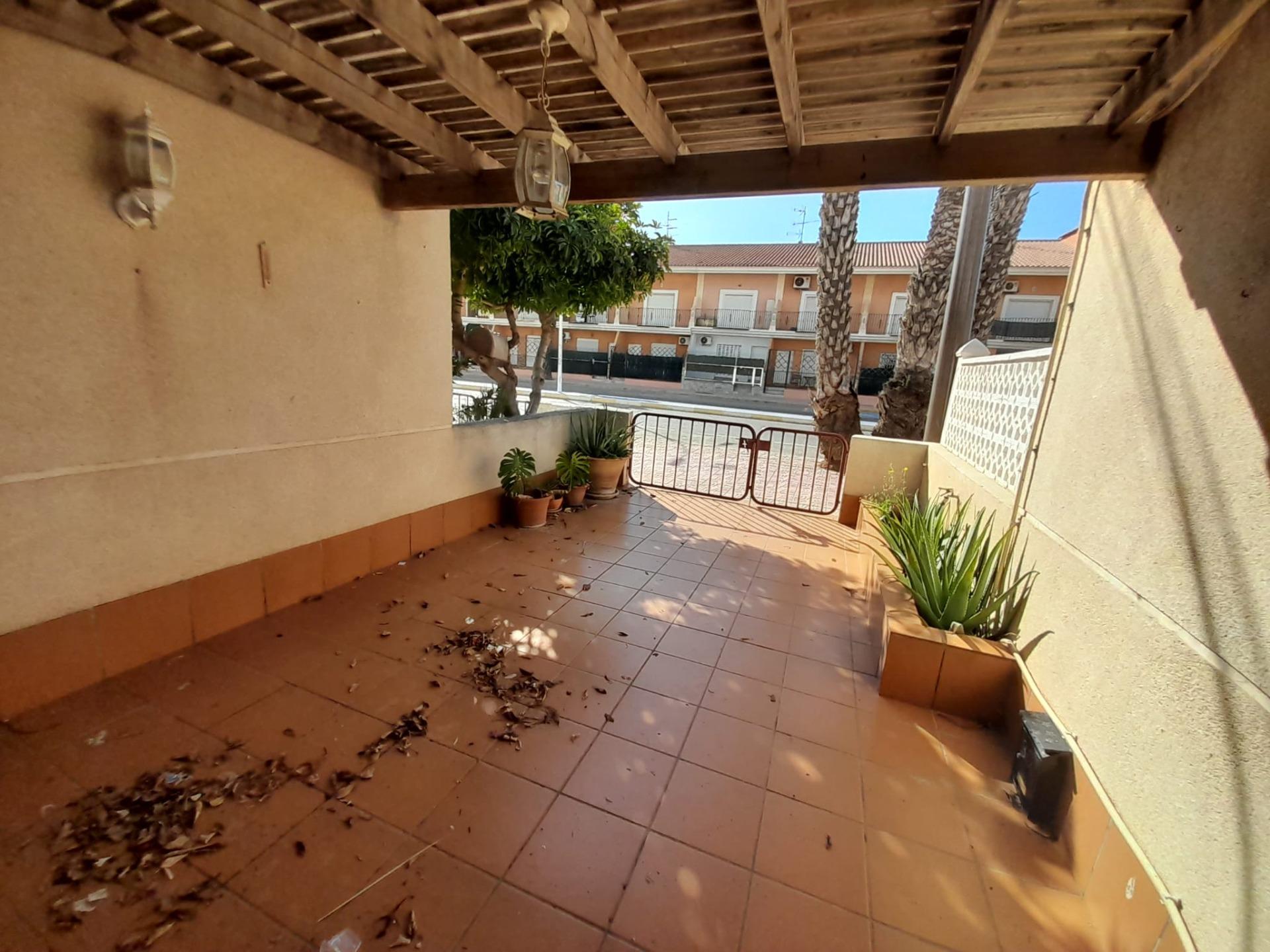 Garden in duplex for sale in Puerto de Mazarron