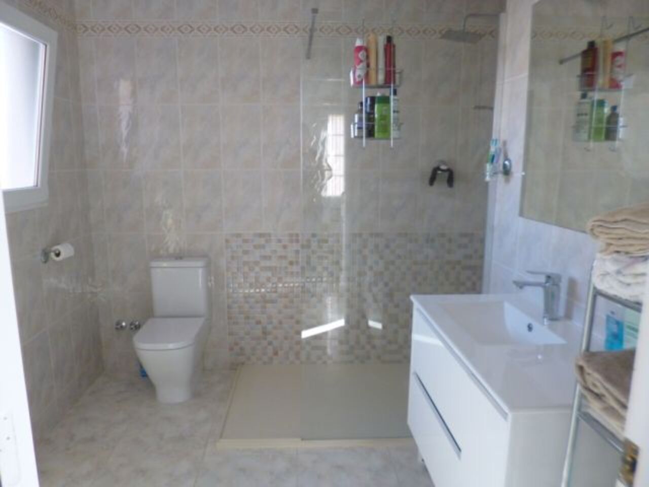 Terrace in villa for sale in Playa Flamenca